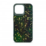 Чехол накладка Harder PU Nagas для Apple iPhone 15 Pro Max Green (ARM76743)