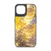 Чехол накладка Harder PU Nagas для Apple iPhone 14 Yellow (ARM76746)