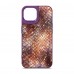 Чехол накладка Harder PU Nagas для Apple iPhone 14 Purple (ARM76749)