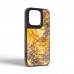 Чехол накладка Harder PU Nagas для Apple iPhone 14 Pro Yellow (ARM76751)