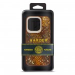Чехол накладка Harder PU Nagas для Apple iPhone 14 Pro Brown (ARM76755)