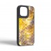 Чехол накладка Harder PU Nagas для Apple iPhone 14 Pro Max Yellow (ARM76756)