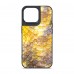 Чехол накладка Harder PU Nagas для Apple iPhone 14 Pro Max Yellow (ARM76756)