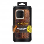 Чехол накладка Harder PU Glamorous Croco для Apple iPhone 15 Pro Magma (ARM76764)