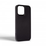 Чехол накладка Harder PU Carbon Pattern для Apple iPhone 15 Pro Max Black (ARM76778)