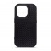 Чехол накладка Harder PU Carbon Pattern для Apple iPhone 14 Pro Black (ARM76779)