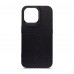Чехол накладка Harder PU Carbon Pattern для Apple iPhone 14 Pro Max Black (ARM76780)