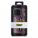 Чехол накладка Harder PU Genuine Snake для Apple iPhone 15 Pro Dark Purple (ARM76782)