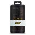 Чехол накладка Harder PU Genuine Snake для Apple iPhone 15 Pro Black (ARM76783)