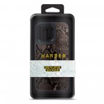 Чехол накладка Harder PU Genuine Snake для Apple iPhone 14 Pro Max Black (ARM76792)