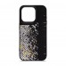 Чехол накладка Harder PU Snake Pattern для Apple iPhone 15 Pro Black (ARM76793)