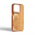 Чехол накладка Harder PU Snake Pattern для Apple iPhone 15 Pro Beige (ARM76794)