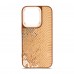 Чехол накладка Harder PU Snake Pattern для Apple iPhone 15 Pro Beige (ARM76794)