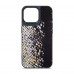 Чехол накладка Harder PU Snake Pattern для Apple iPhone 15 Pro Max Black (ARM76799)