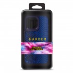 Чехол накладка Harder PU Snake Pattern для Apple iPhone 15 Pro Max Blue Mystic (ARM76802)