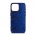 Чехол накладка Harder PU Snake Pattern для Apple iPhone 15 Pro Max Blue Mystic (ARM76802)