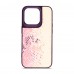 Чехол накладка Harder PU Snake Pattern для Apple iPhone 14 Pro Pink (ARM76809)