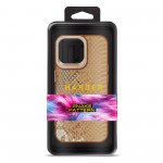 Чехол накладка Harder PU Snake Pattern для Apple iPhone 14 Pro Max Beige (ARM76812)