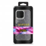 Чехол накладка Harder PU Snake Pattern для Apple iPhone 14 Pro Max Grey Silver (ARM76816)