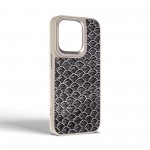 Чехол накладка Harder PU Virgin Mermaid для Apple iPhone 15 Pro Grey (ARM76820)