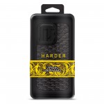 Чехол накладка Harder PU Virgin Mermaid для Apple iPhone 15 Pro Max Black (ARM76821)