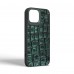 Чехол накладка Harder PU Kaiju Skin для Apple iPhone 15 Green (ARM76834)