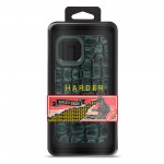 Чехол накладка Harder PU Kaiju Skin для Apple iPhone 15 Green (ARM76834)