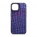 Чехол накладка Harder PU Kaiju Skin для Apple iPhone 15 Blue (ARM76835)