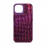 Чехол накладка Harder PU Kaiju Skin для Apple iPhone 15 Purple (ARM76836)