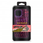 Чехол накладка Harder PU Kaiju Skin для Apple iPhone 15 Purple (ARM76836)