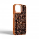 Чехол накладка Harder PU Kaiju Skin для Apple iPhone 15 Orange (ARM76837)