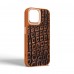 Чехол накладка Harder PU Kaiju Skin для Apple iPhone 15 Orange (ARM76837)
