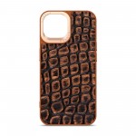 Чехол накладка Harder PU Kaiju Skin для Apple iPhone 15 Orange (ARM76837)