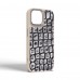Чехол накладка Harder PU Kaiju Skin для Apple iPhone 15 Grey (ARM76838)