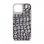 Чехол накладка Harder PU Kaiju Skin для Apple iPhone 15 Grey (ARM76838)