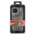 Чехол накладка Harder PU Kaiju Skin для Apple iPhone 15 Grey (ARM76838)
