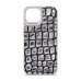 Чехол накладка Harder PU Kaiju Skin для Apple iPhone 15 Grey (ARM76838)