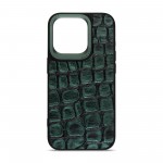 Чехол накладка Harder PU Kaiju Skin для Apple iPhone 15 Pro Green (ARM76840)