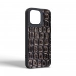 Чехол накладка Harder PU Kaiju Skin для Apple iPhone 15 Pro Max Black (ARM76845)
