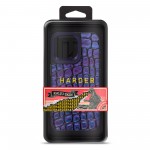 Чехол накладка Harder PU Kaiju Skin для Apple iPhone 15 Pro Max Blue (ARM76847)