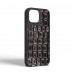 Чехол накладка Harder PU Kaiju Skin для Apple iPhone 14 Black (ARM76851)