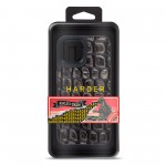 Чехол накладка Harder PU Kaiju Skin для Apple iPhone 14 Black (ARM76851)