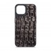 Чехол накладка Harder PU Kaiju Skin для Apple iPhone 14 Black (ARM76851)
