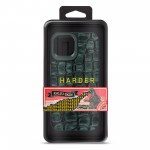 Чехол накладка Harder PU Kaiju Skin для Apple iPhone 14 Green (ARM76852)