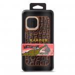 Чехол накладка Harder PU Kaiju Skin для Apple iPhone 14 Orange (ARM76855)