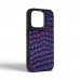 Чехол накладка Harder PU Kaiju Skin для Apple iPhone 14 Pro Blue (ARM76859)
