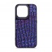 Чехол накладка Harder PU Kaiju Skin для Apple iPhone 14 Pro Blue (ARM76859)