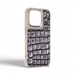 Чехол накладка Harder PU Kaiju Skin для Apple iPhone 14 Pro Grey (ARM76862)