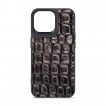 Чехол накладка Harder PU Kaiju Skin для Apple iPhone 14 Pro Max Black (ARM76863)