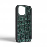 Чехол накладка Harder PU Kaiju Skin для Apple iPhone 14 Pro Max Green (ARM76864)